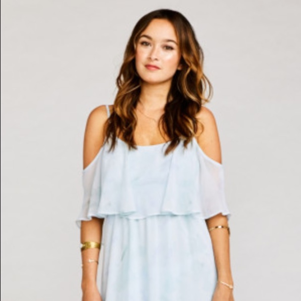 Caitlin Ruffle Maxi Dress - Baby Babers