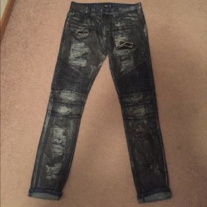 Biker jeans