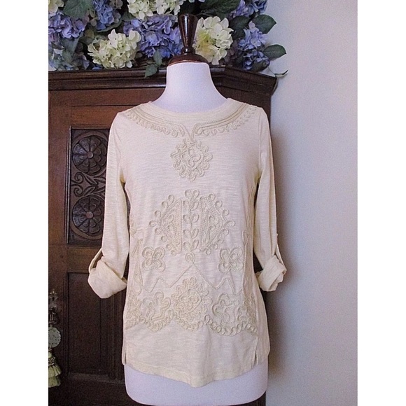 ❌SOLD❌ Anthropologie Embroidered Passementerie - Picture 6 of 6