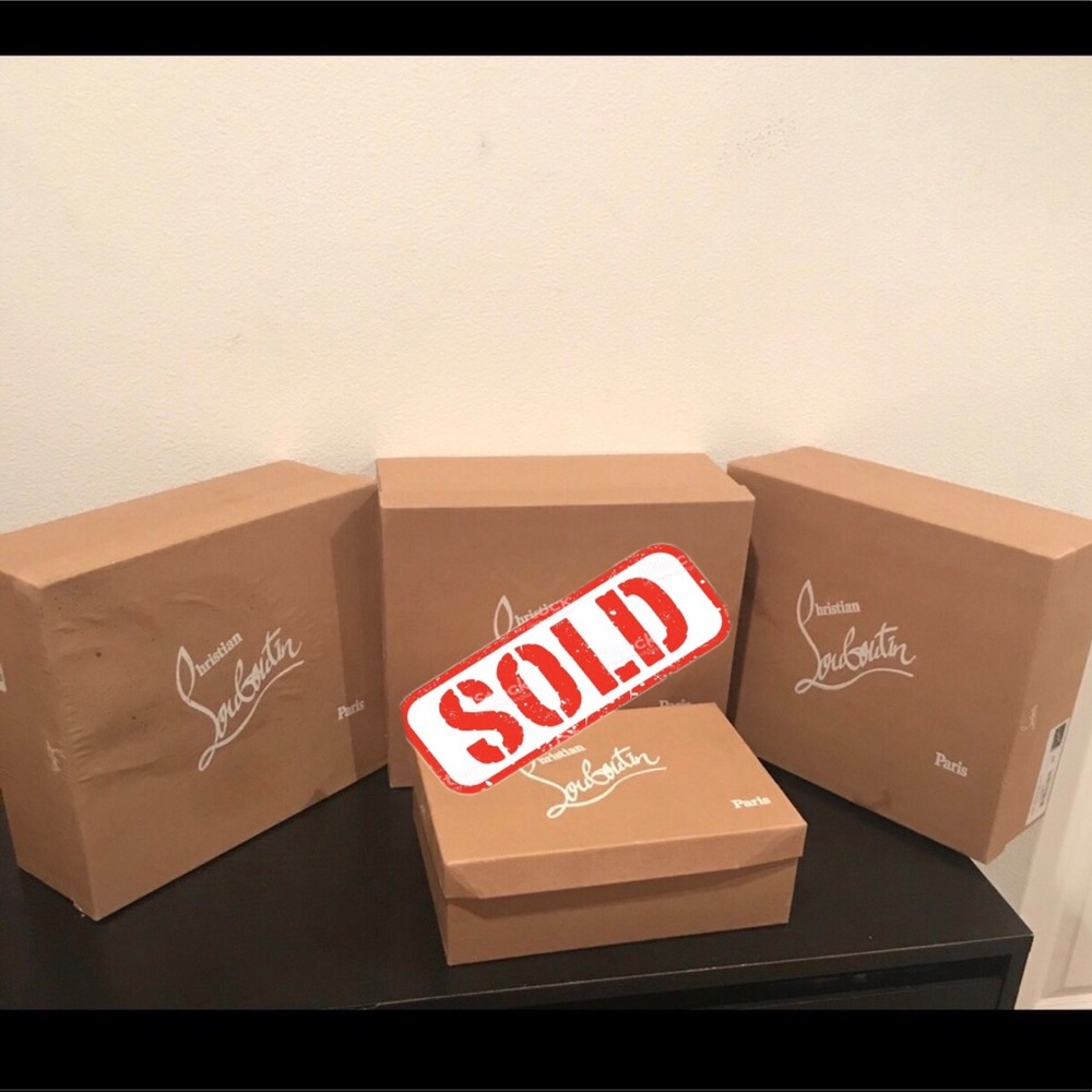 Authentic Christian Louboutin Empty Shoe Boxes