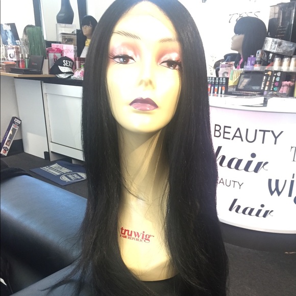 New long black Swisslace Wig I have all COLORS ask main image 8