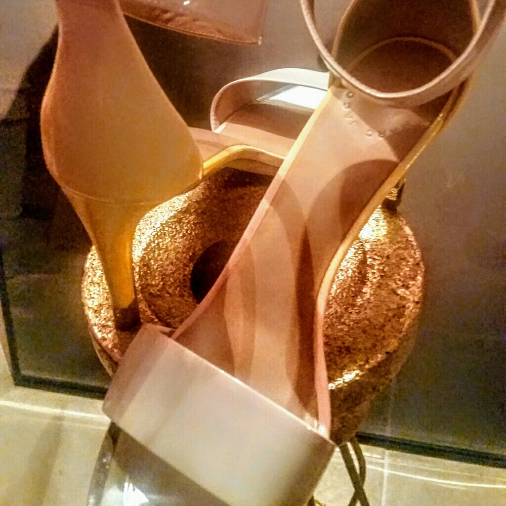 Marc Jacobs 3-Toned Heel (white, coral, yellow)
