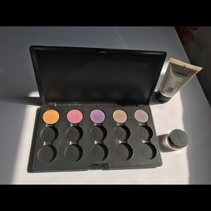 Mac Eyeshadow Palette (Old Palette) + strobe cream