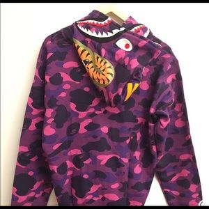 Purple Bape Hoodie
