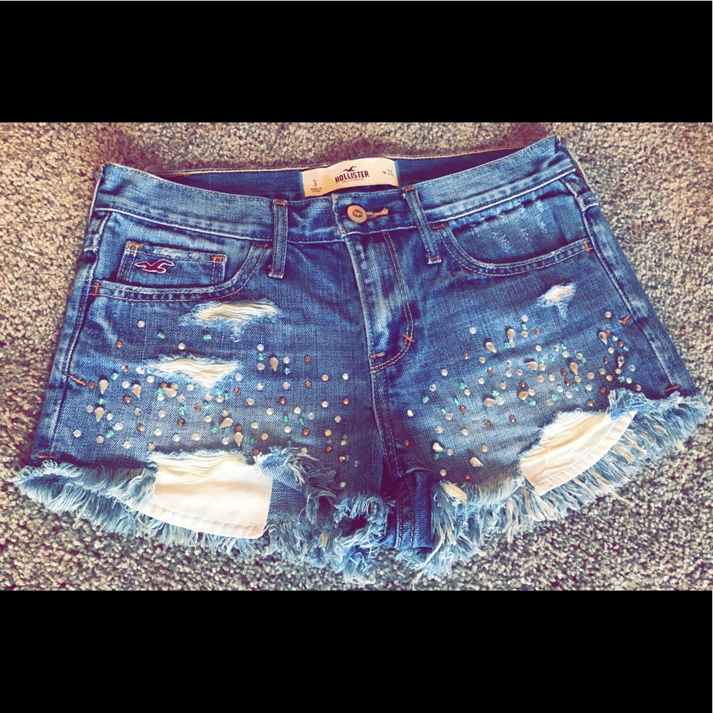 Hollister shorts bling high waisted size 3