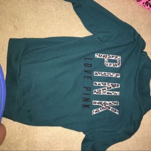 Victoria secret pink half zip sweater