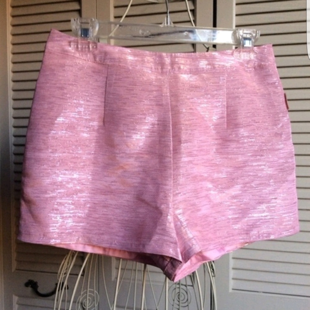 High Waisted Pink Shorts