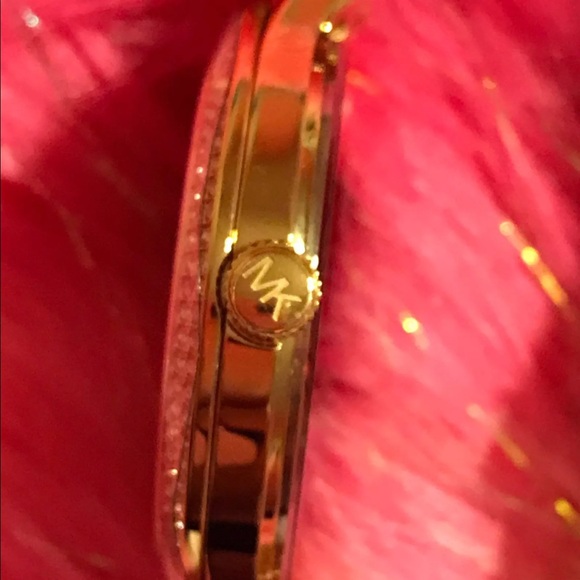 Michael Kors Gold Slim Runway Watch