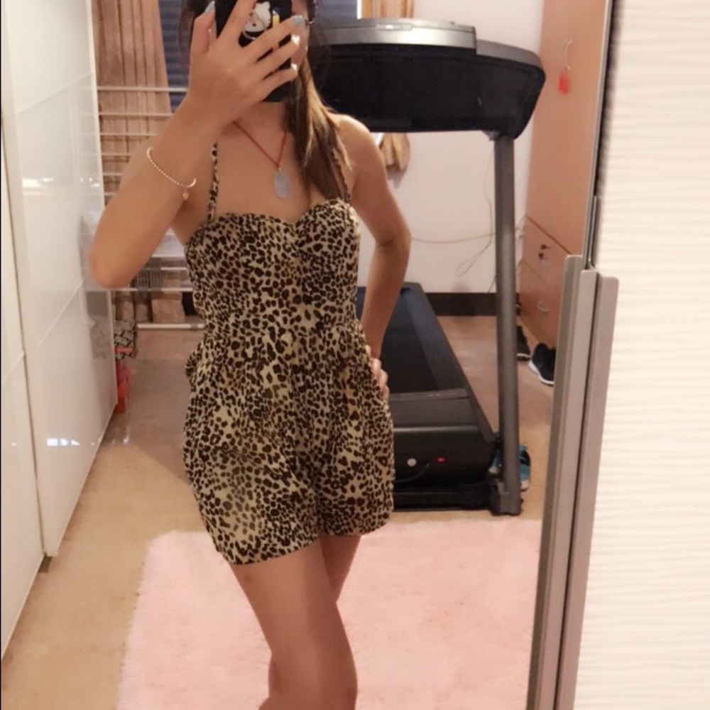 Victoria's Secret leopard romper