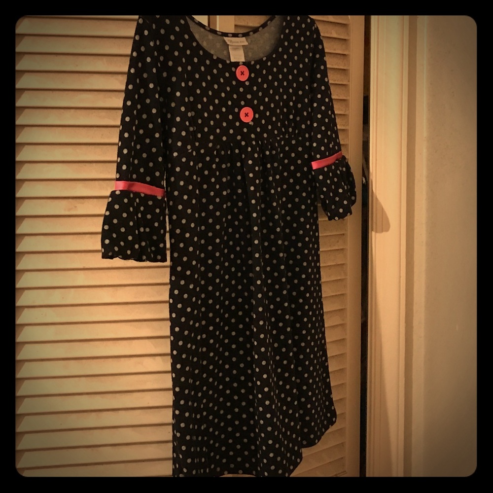 Bonnie Jean polka-dot dress