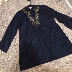 Lilly Pulitzer quarter sleeve shirt