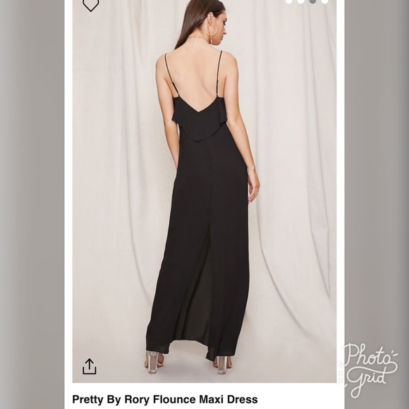 Black Maxi Dress - Picture 3 of 5