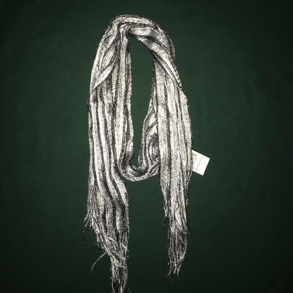 Black & Silver Scarf