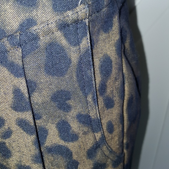 Iklektikk Sz M leopard  print zip front dress ■□■□ - Picture 4 of 7