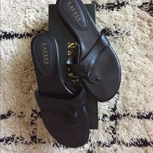 Black Lauren Ralph Lauren sandals