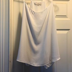 Ann Taylor white flowy tank. Sz XL