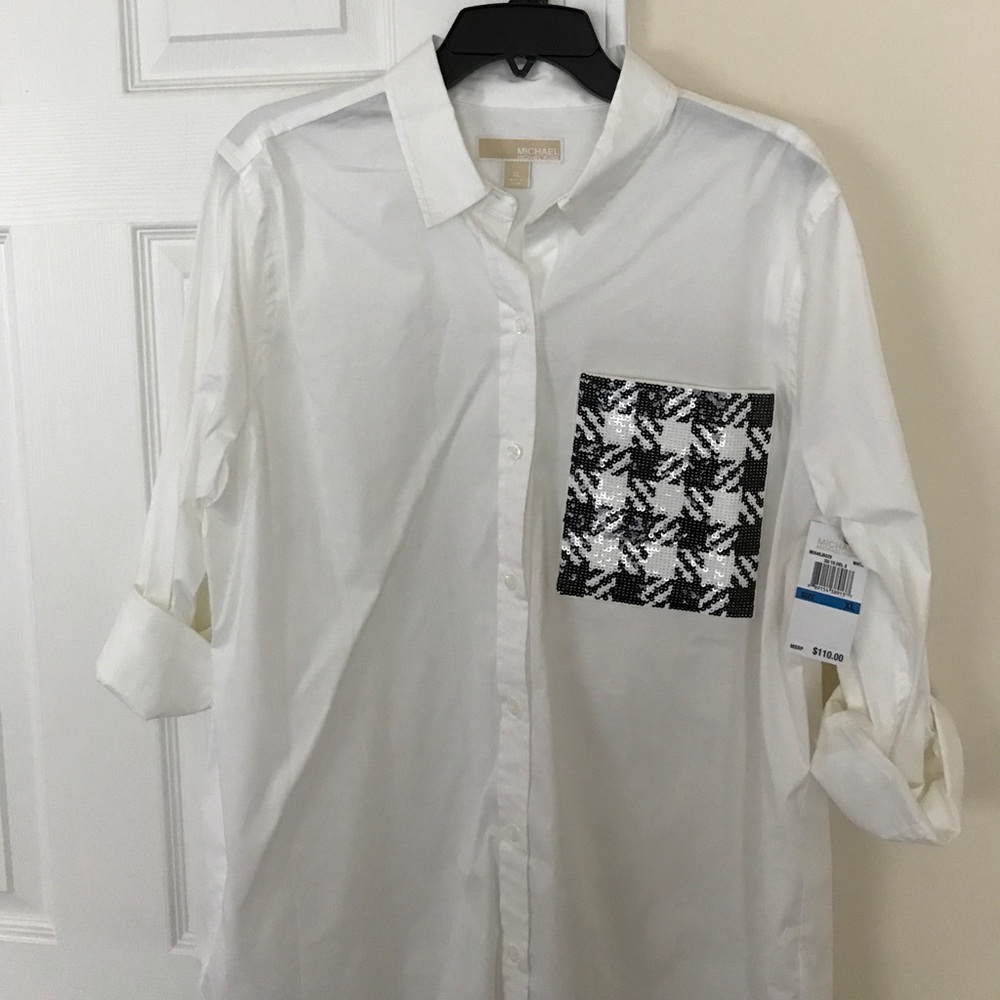 Michael Kors White top---brand new