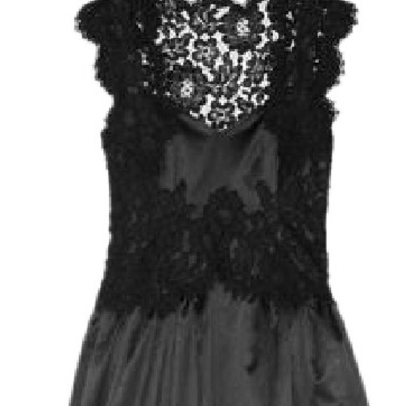 Moschino Lace-trimmed Satin Dress - Picture 2 of 2