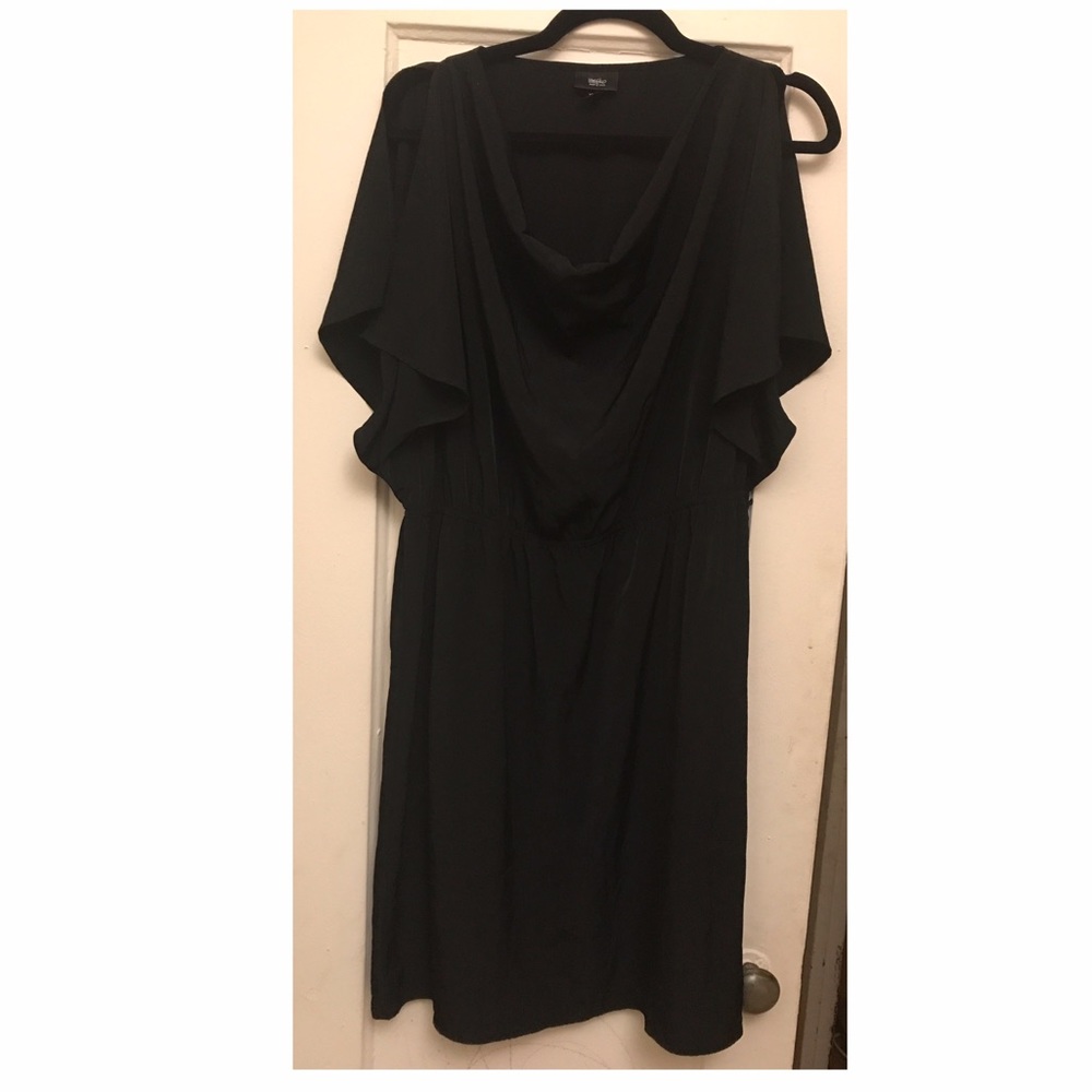 Black Flutter Sleeve Dress -Mossimo (Target) - XXL