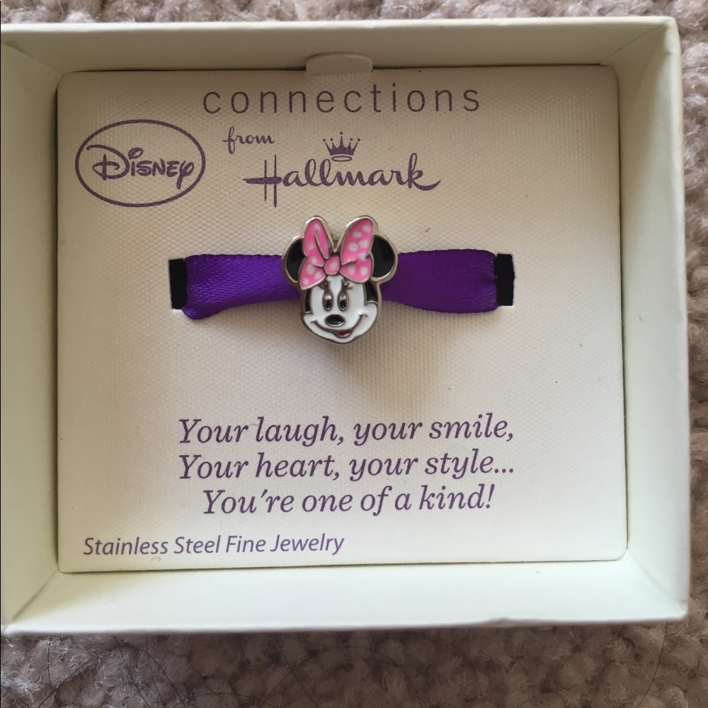 Minnie Mouse charm for bracelet.