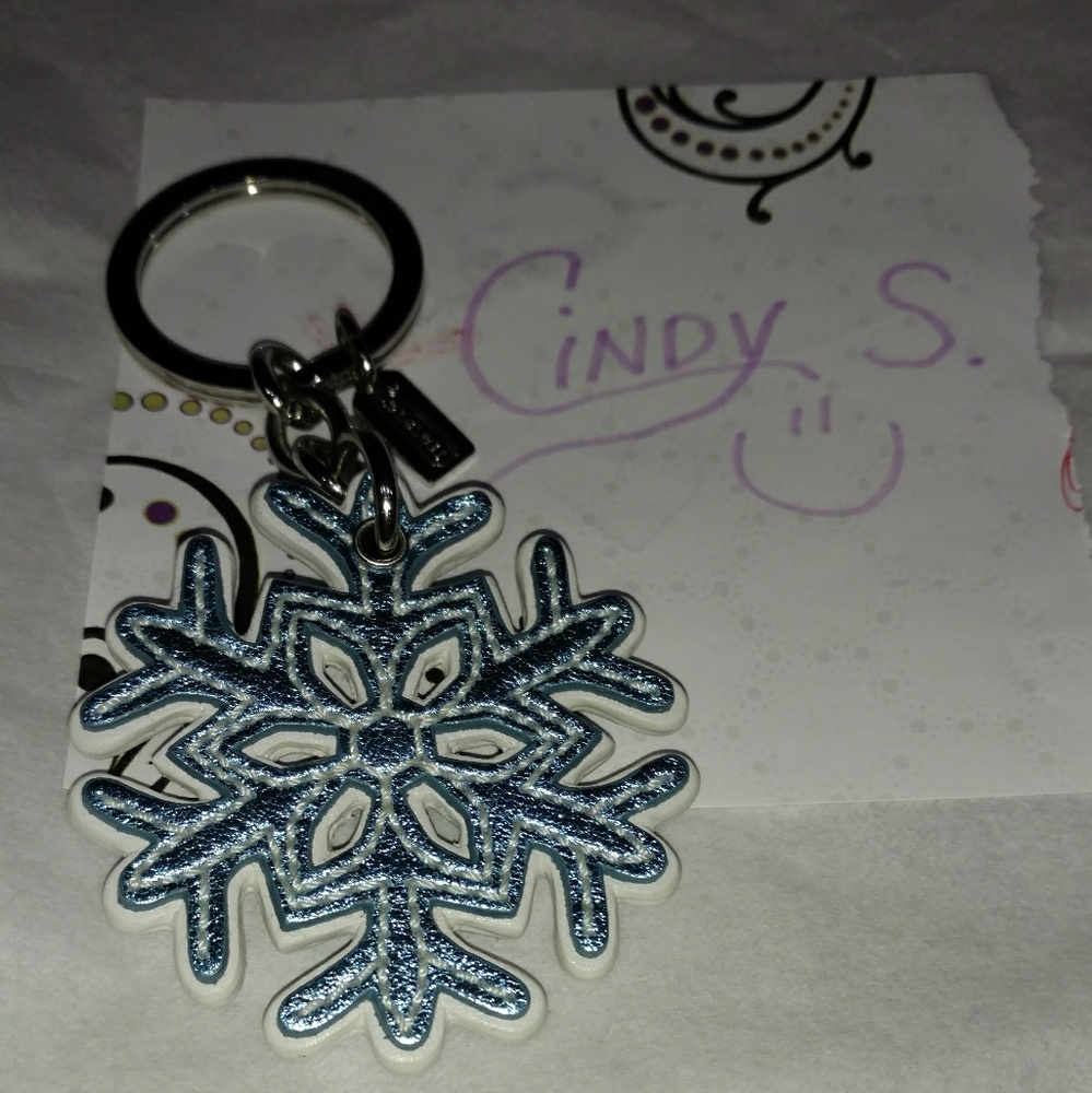 Coach Blue ❄️ Keychain