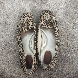 Leopard Sperry  Flats
