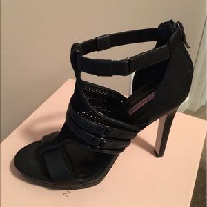 BCBGeneration Katya Black Cutout Heels - 8.5M