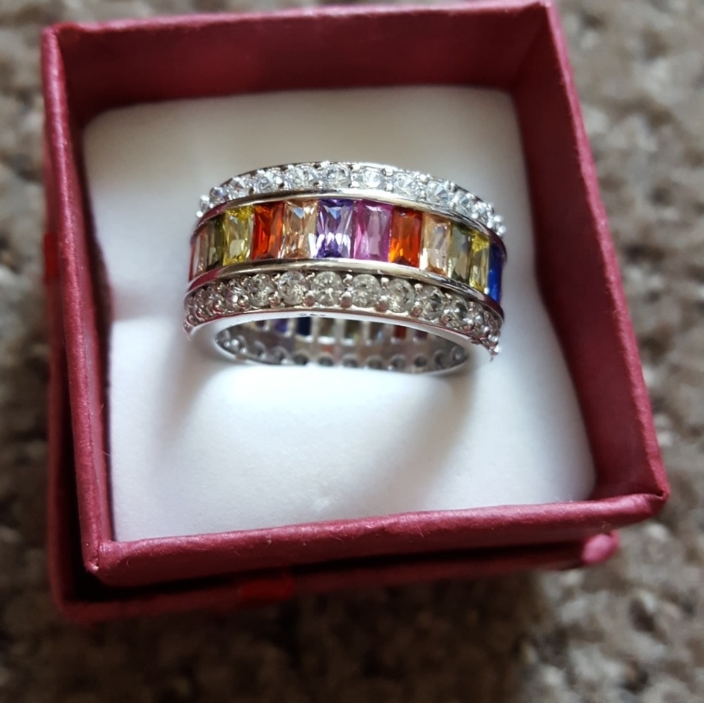 Genuine ladies gems ring size 5.5