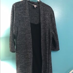 Sweater jacket dress