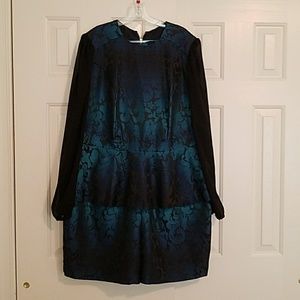 Monif C Jaquard Peplum Romper