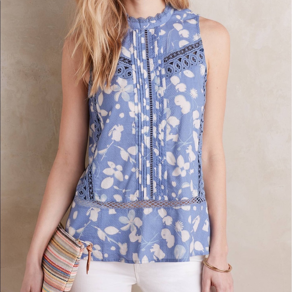 Vanessa Virginia Marisa Floral Swing Tank, Size 2