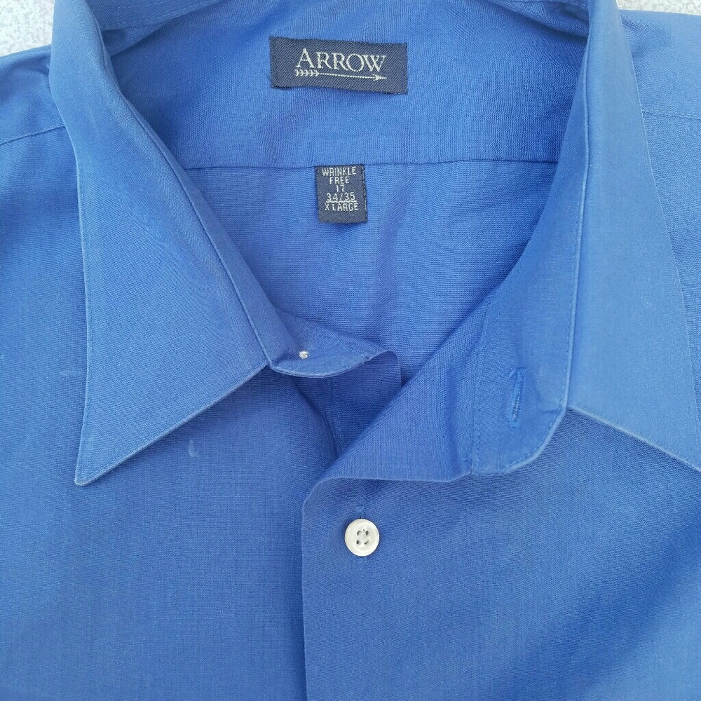 Blue Button Down - Picture 2 of 3
