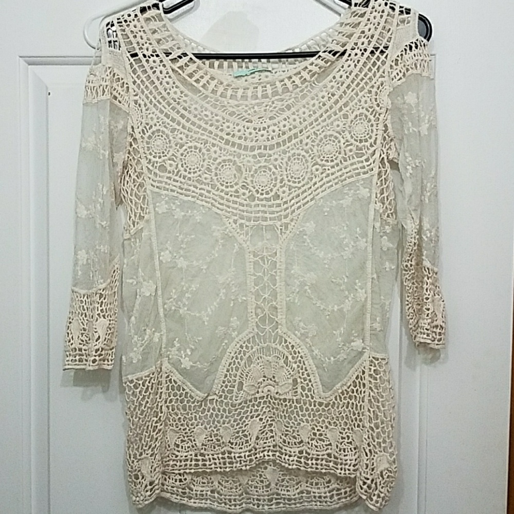 See thru top maurices