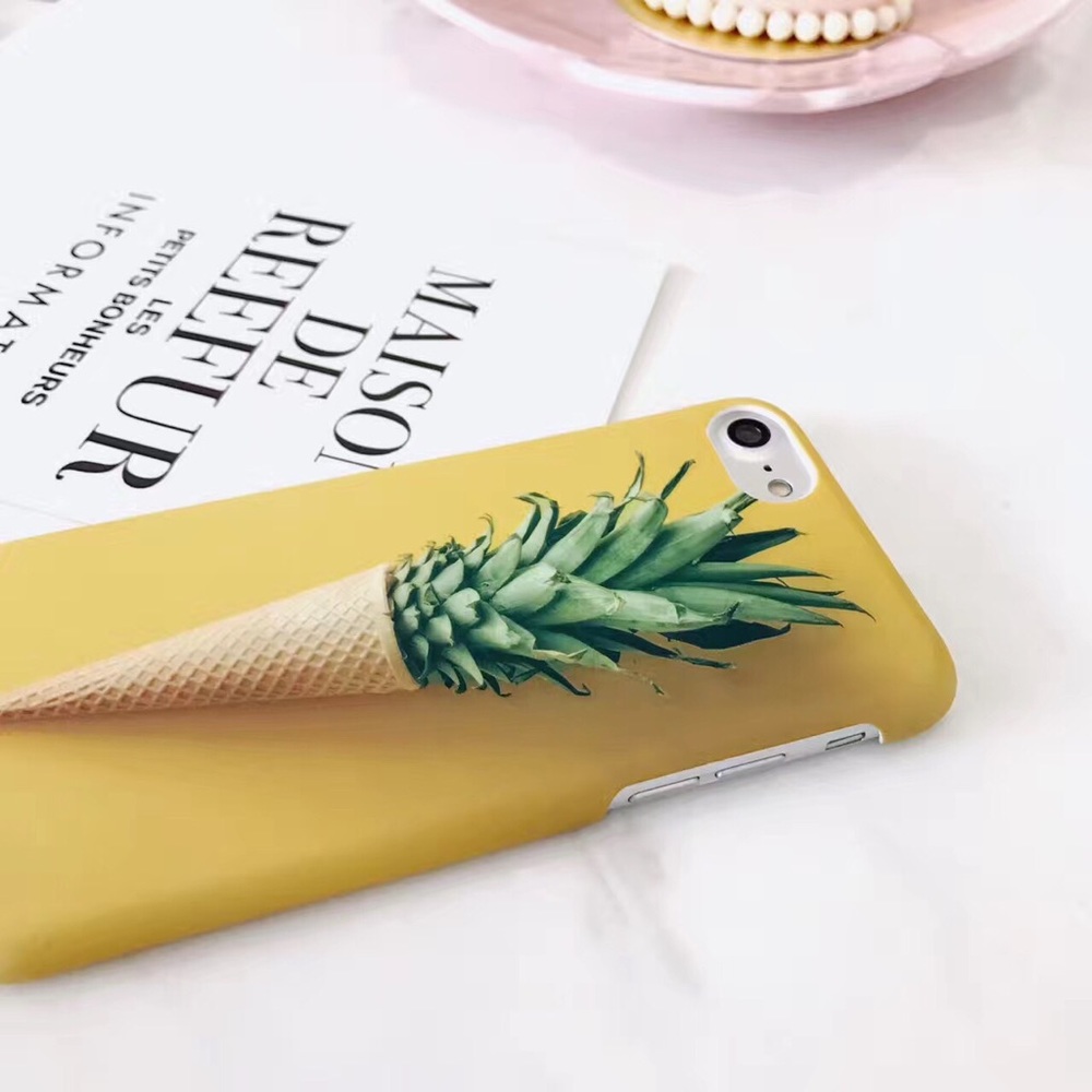 ✨iPhone 7plus Case pineapple cone phone case