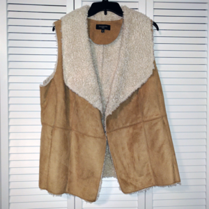 Talbots Faux Fur Vest