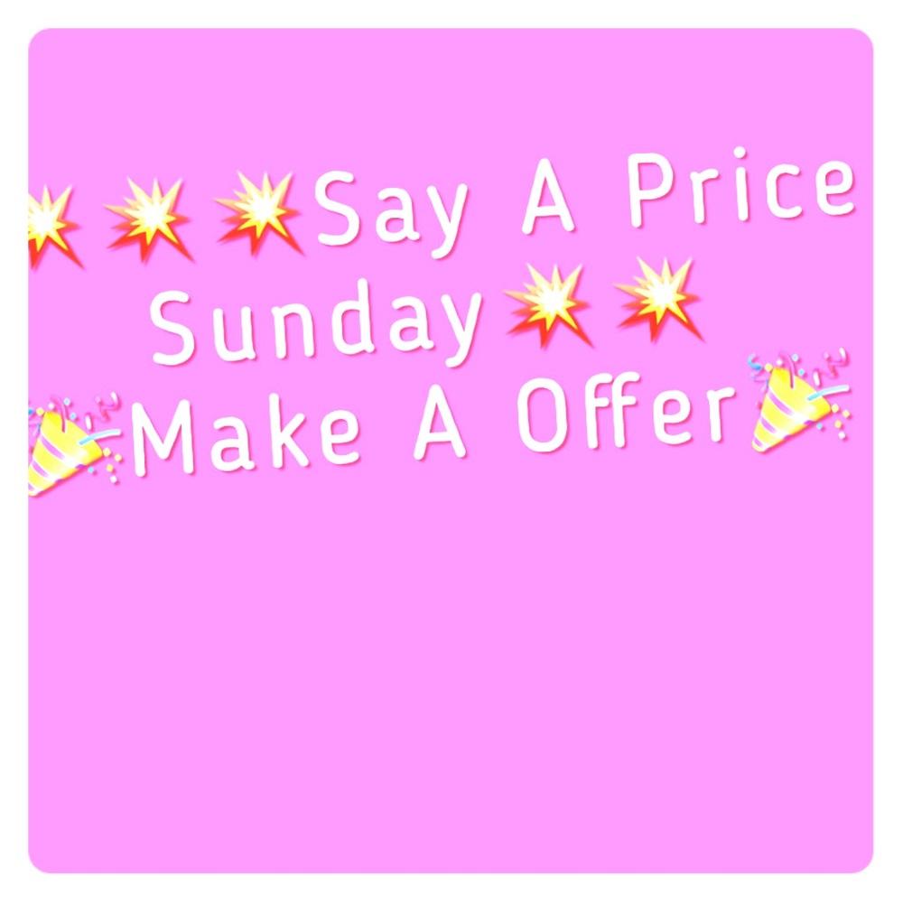 Say A Price Sunday!!!