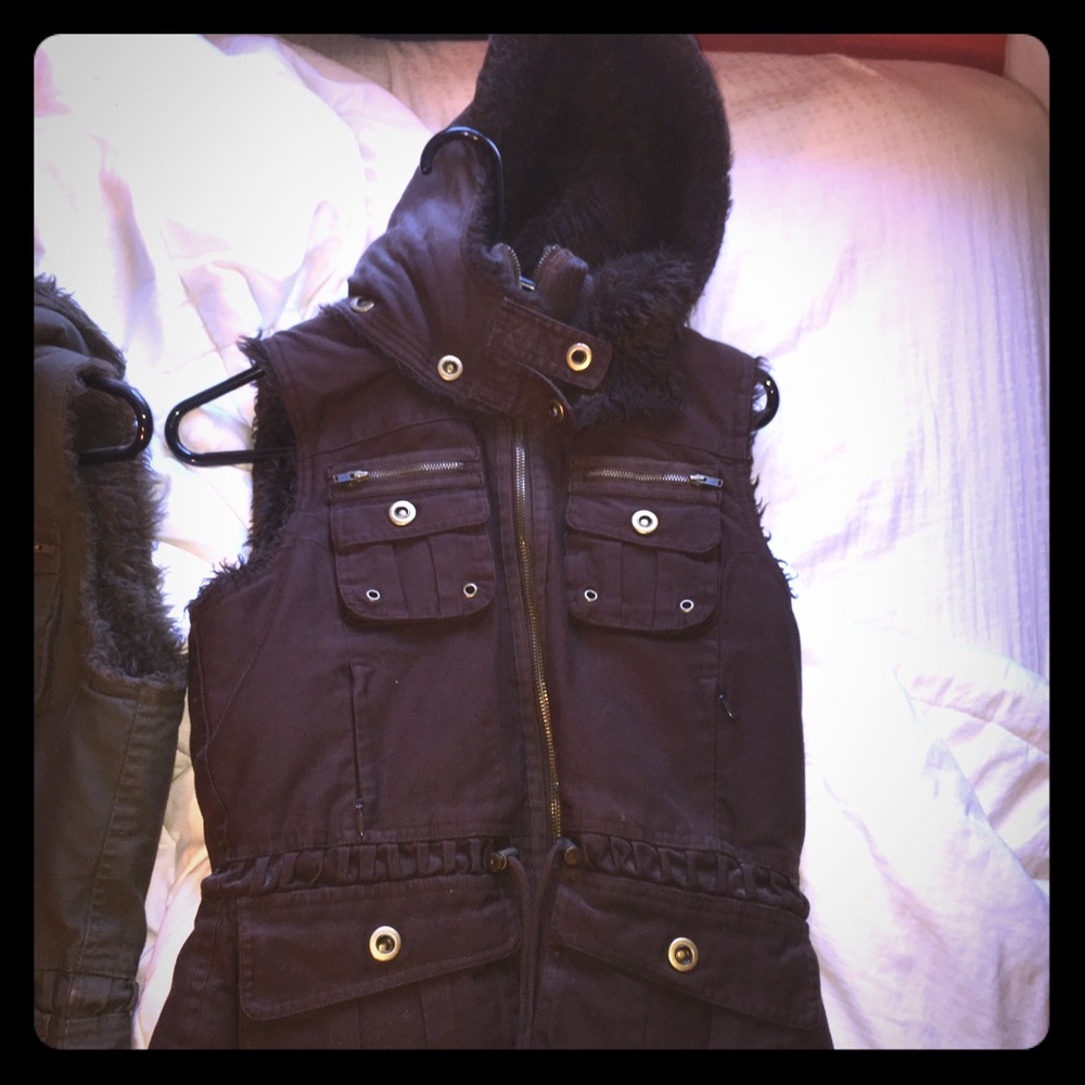 Brown vest