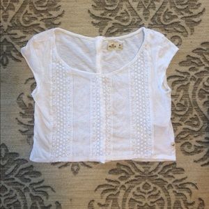 Hollister Eyelet Crop Top