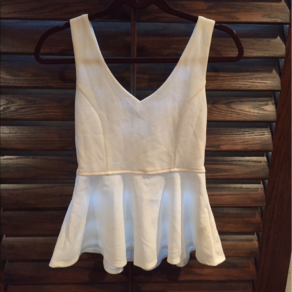 White dress top