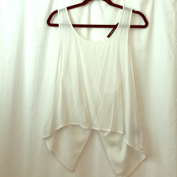 Ark & Co White Sheer Top - Picture 1 of 3