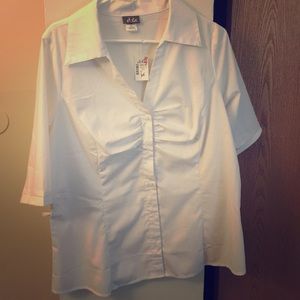 Plus size dress shirt