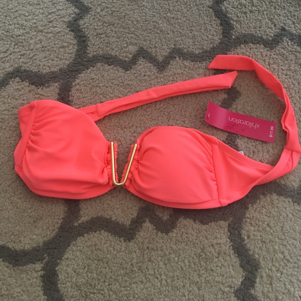 Brand new hot melon bandeau top