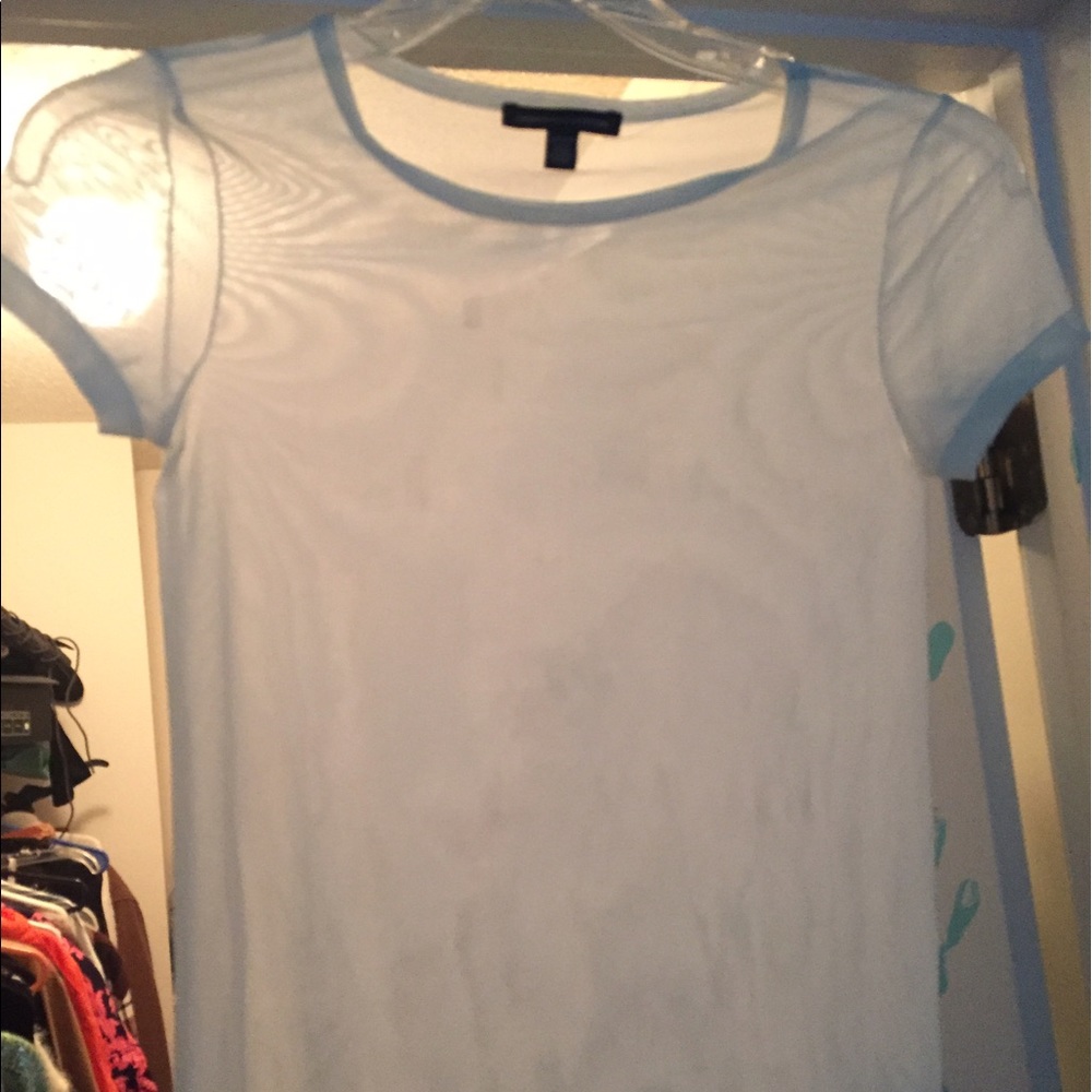 Sheer American Eagle top