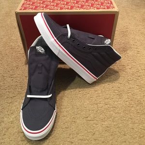 Vans Leather Canvas SK8-Hi Slim