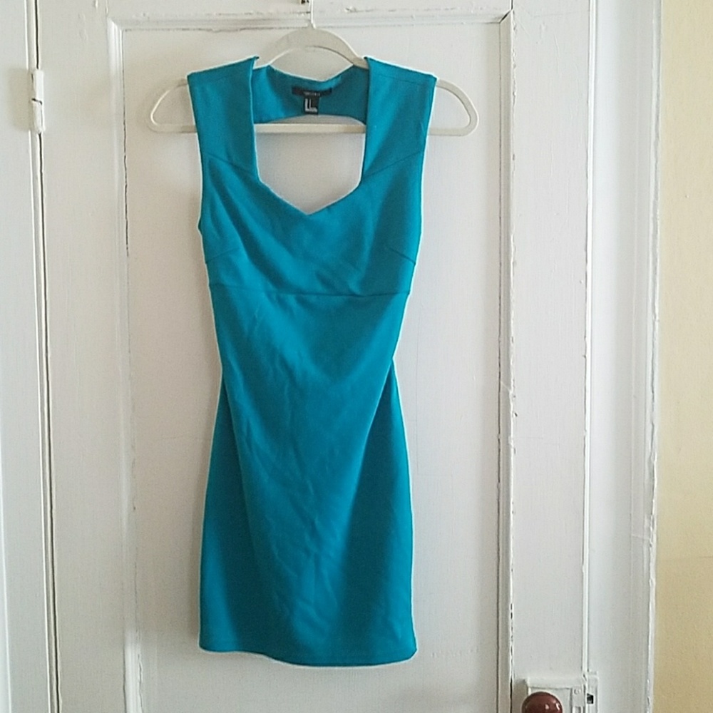 Aqua/Teal Mini Dress