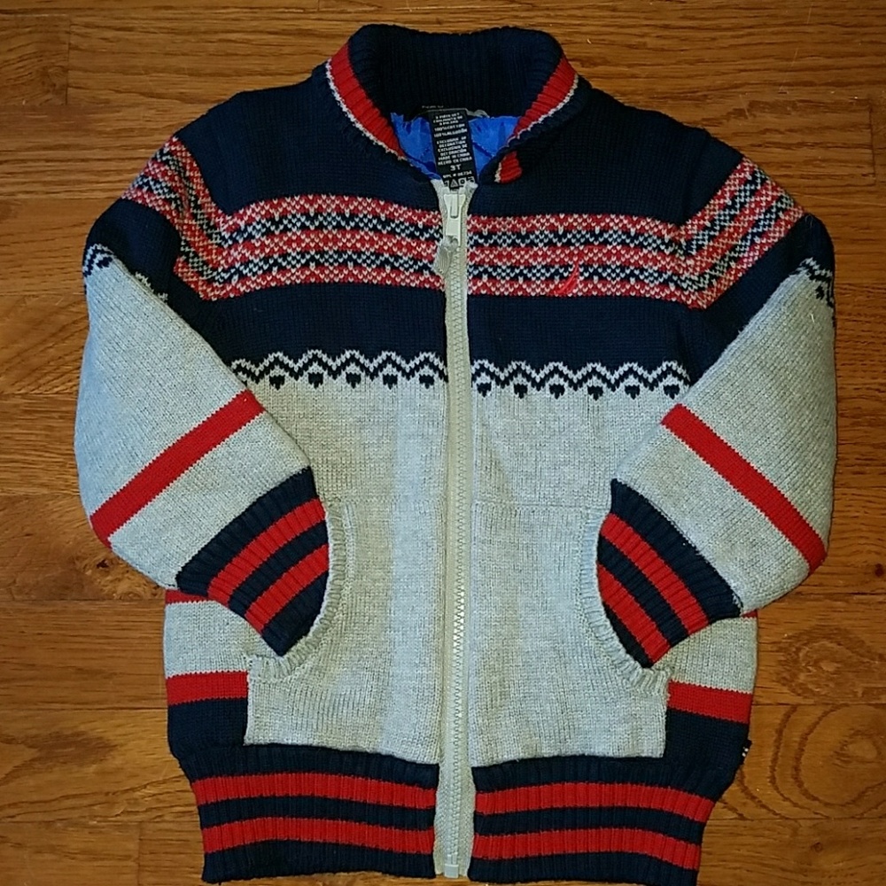 Boys Nautica sweater jacket