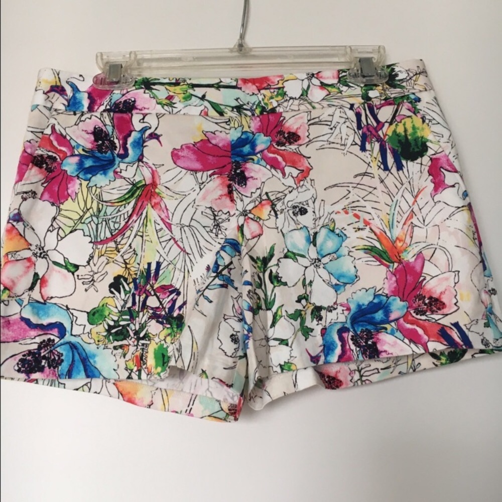 Express Floral Print Shorts