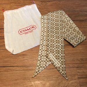 Coach Pony Tail / Bag Scarf