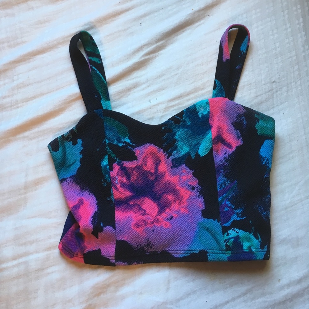 Multicolored Crop Top - image 1