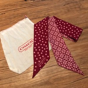 Coach Pony Tail / Bag Scarf